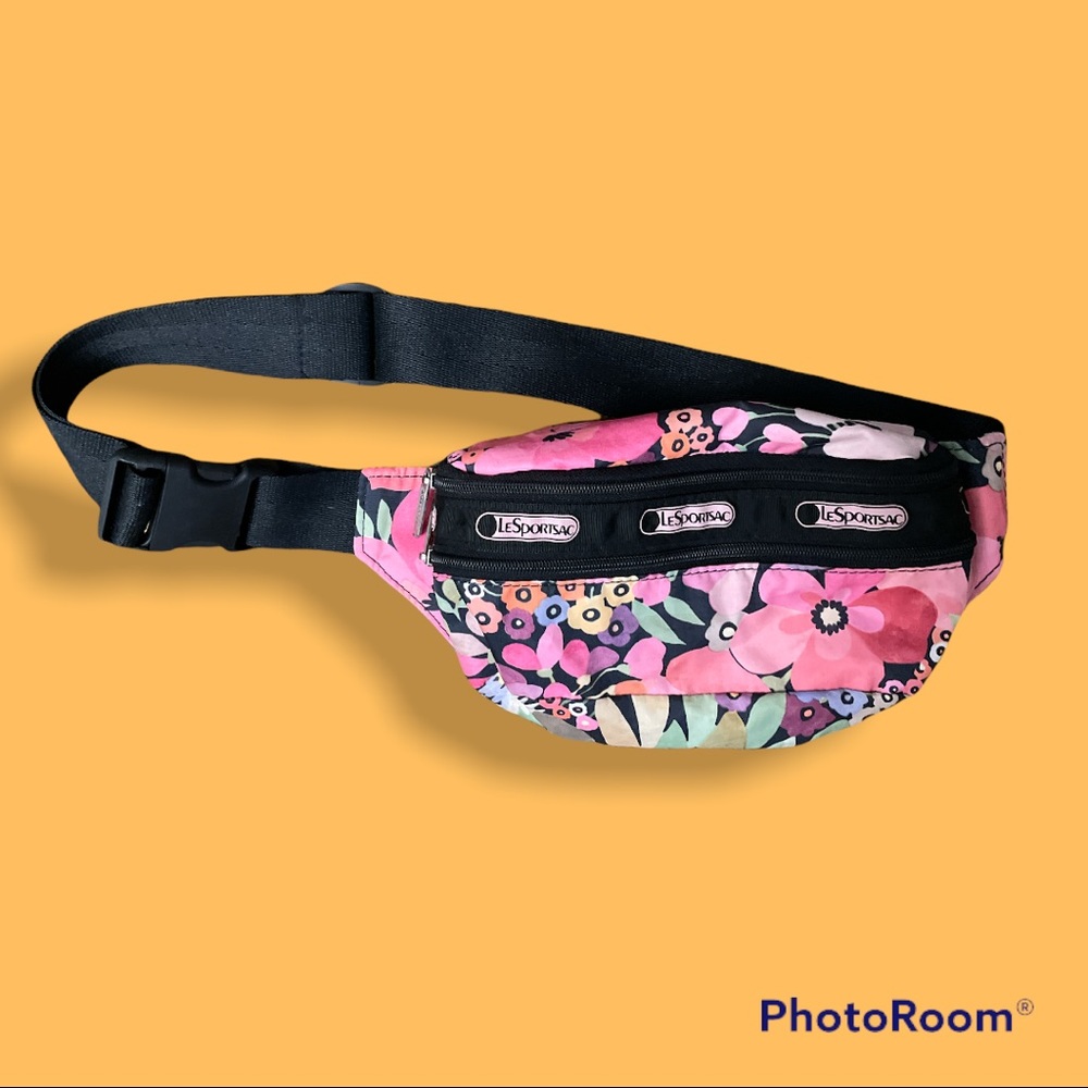 LeSportsac fanny pack, printed design
